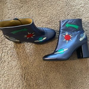 Katy Perry Haley Galaxy High heeled booties size 8.5